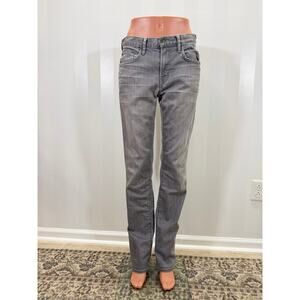 VINCE VM 212 Slim Women’s Distressed Steel Gray Tapered Leg Jeans Sz 29